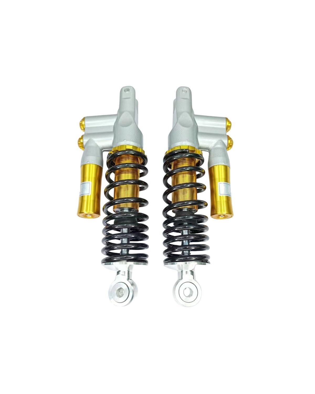 Federbein 285mm Elektrofahrzeug-Zubehör Hinterer Stoßdämpfer Motorrad-Roller Hydraulischer Komfort-Soft-Airbag Hinterer Feder Umgekehrter Stoßdämpfer Stoßdämpfer Dämpfer(Yellow) von MNNZHG