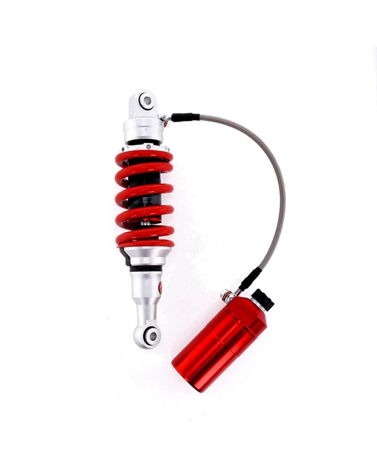 Federbein 285mm Für Yamaha MSX125 CB190R/X YZF-R25 R3 G310R/GS GPR150 Doppel Dämpfung Einstellen Motorrad Zentrale Hinten Stoßdämpfer Stoßdämpfer Dämpfer(Red) von MNNZHG