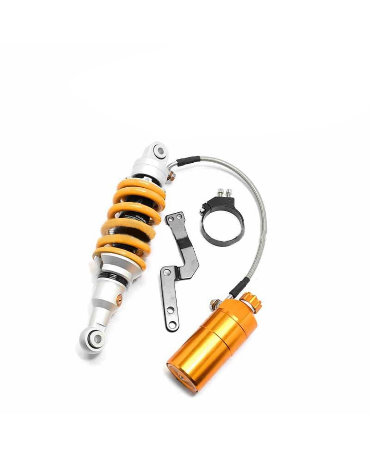 Federbein 285mm Für Yamaha MSX125 CB190R/X YZF-R25 R3 G310R/GS GPR150 Doppel Dämpfung Einstellen Motorrad Zentrale Hinten Stoßdämpfer Stoßdämpfer Dämpfer(Yellow) von MNNZHG