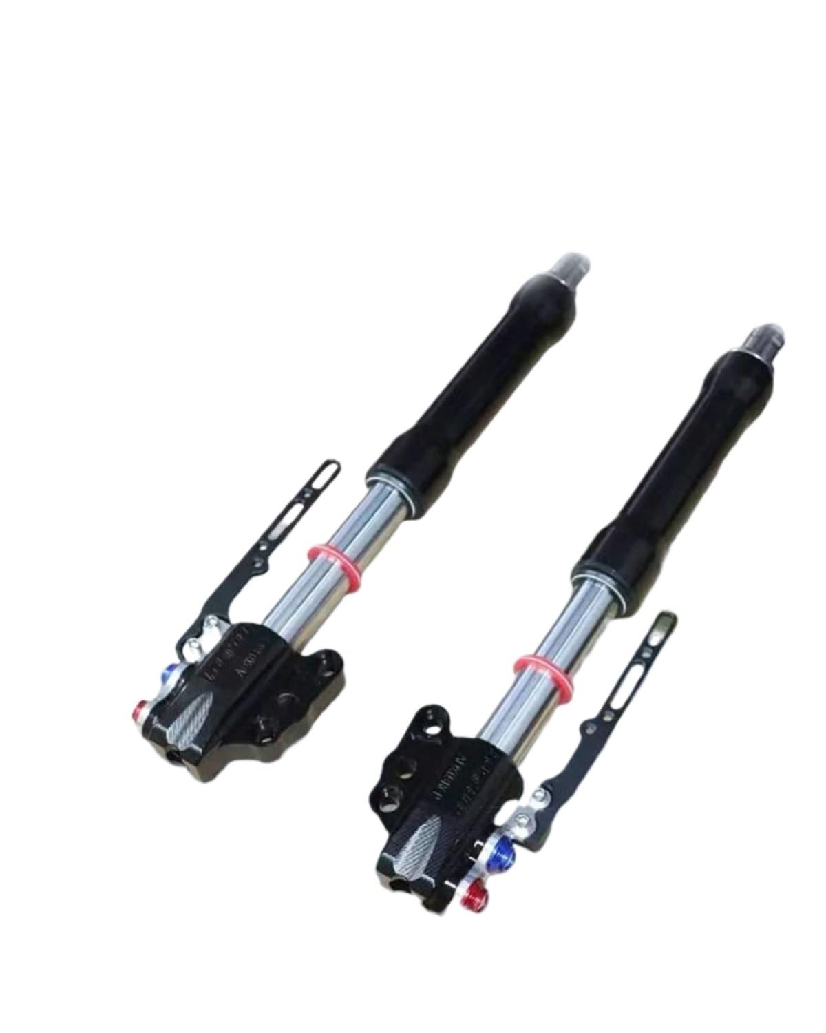 Federbein 30/31/33 Core 400mm Für Yamaha RSZ Force NIU N1S U + B Ninebot Elektrische Roller Ändern Motorrad Invertiert Front Stoßdämpfer Stoßdämpfer Dämpfer(31-400MM Black A) von MNNZHG