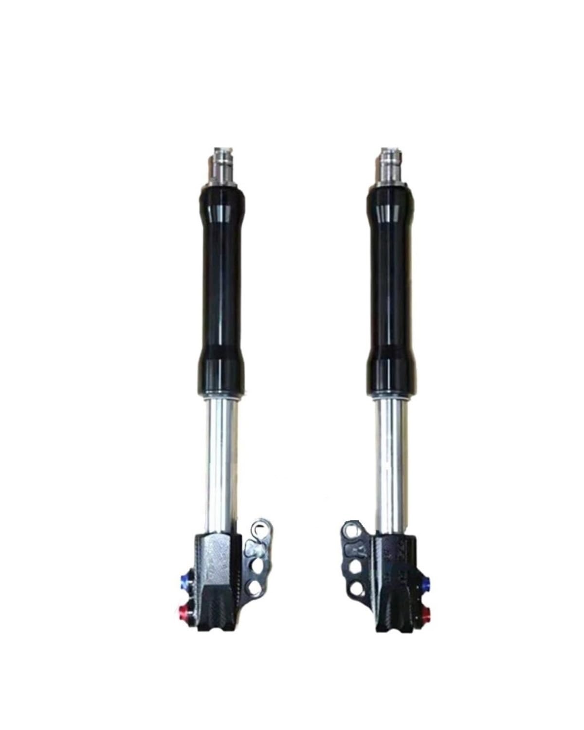 Federbein 30/31/33 Core 400mm Für Yamaha RSZ Force NIU N1S U + B Ninebot Elektrische Roller Ändern Motorrad Invertiert Front Stoßdämpfer Stoßdämpfer Dämpfer(31 core 400mm Black) von MNNZHG