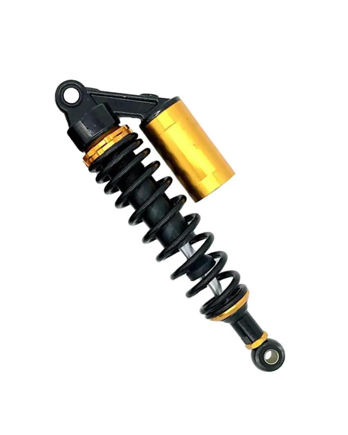 Federbein 32 cm Universal-Stoßdämpfer, Ersatzteil, Verschleißfest, Reitzubehör, Federaufhängungsdämpfer Stoßdämpfer Dämpfer(Black and Golden) von MNNZHG
