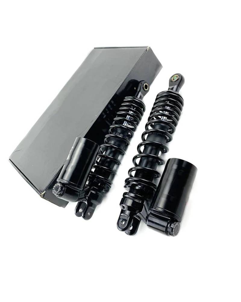 Federbein 320/340/360mm Für Yamaha Roller Nmax Nvx Aerox155 Xmax300 Pcx150 Pgo Gtr125 Motorrad Hinten Invertiert Schocks Universal Stoßdämpfer Dämpfer(320mm Black) von MNNZHG