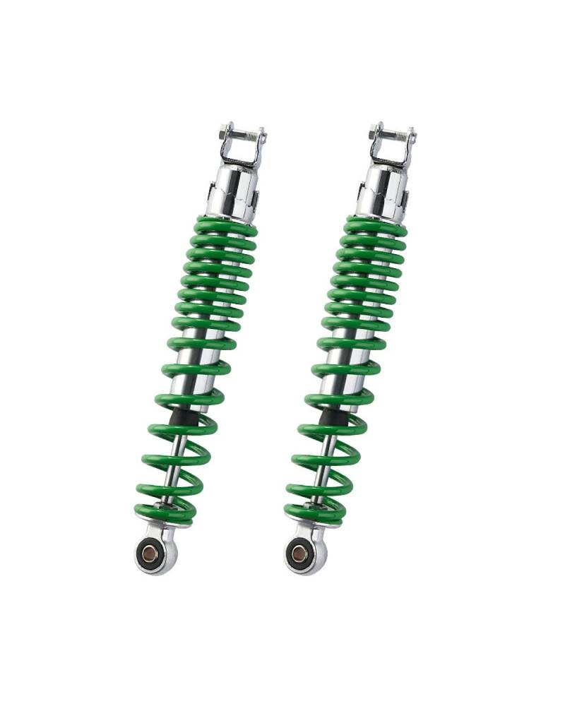 Federbein 335MM Für Falcon Für Land Für Rover Hinten Stoßdämpfer Hinten Gabel Zubehör Roller Motor Hinten Stoßdämpfer Stoßdämpfer Dämpfer(Green) von MNNZHG