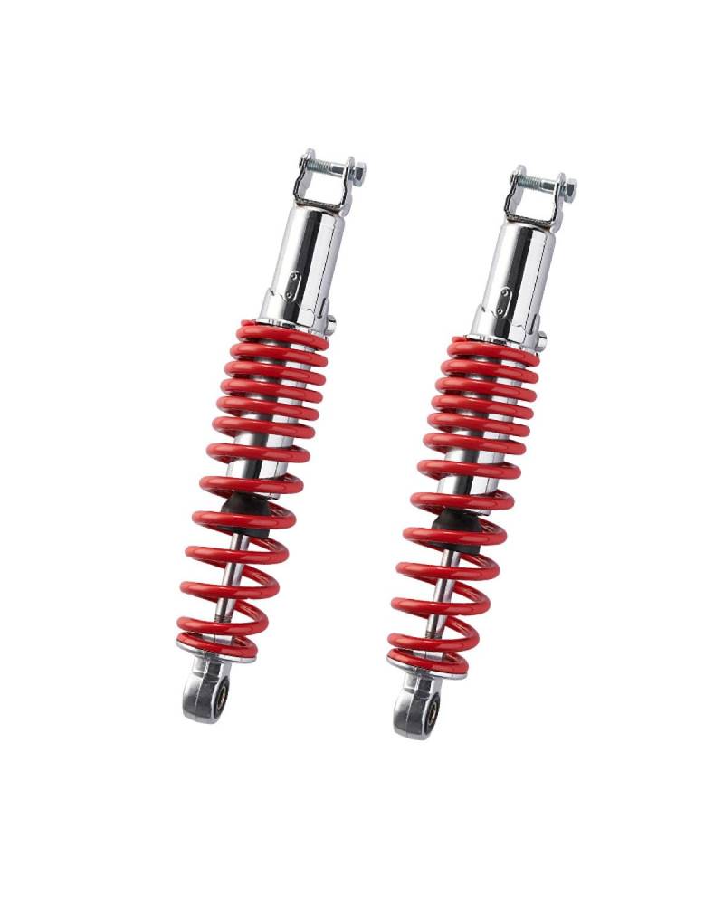 Federbein 335MM Für Falcon Für Land Für Rover Hinten Stoßdämpfer Hinten Gabel Zubehör Roller Motor Hinten Stoßdämpfer Stoßdämpfer Dämpfer(Red) von MNNZHG