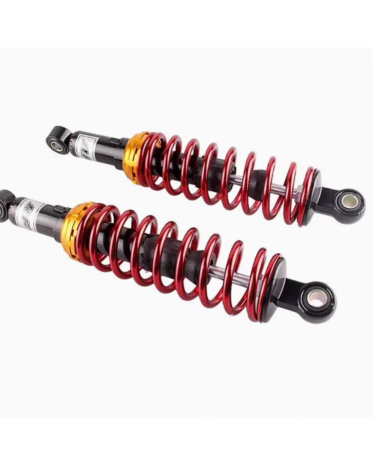 Federbein Für CG125 GN125 Für Suzuki Für Yamaha Elektrische Fahrrad Kalb Stoßdämpfer Motorrad Auto 280mm 320mm Hinten Stoßdämpfer Stoßdämpfer Dämpfer(Pair of red 320 MM) von MNNZHG