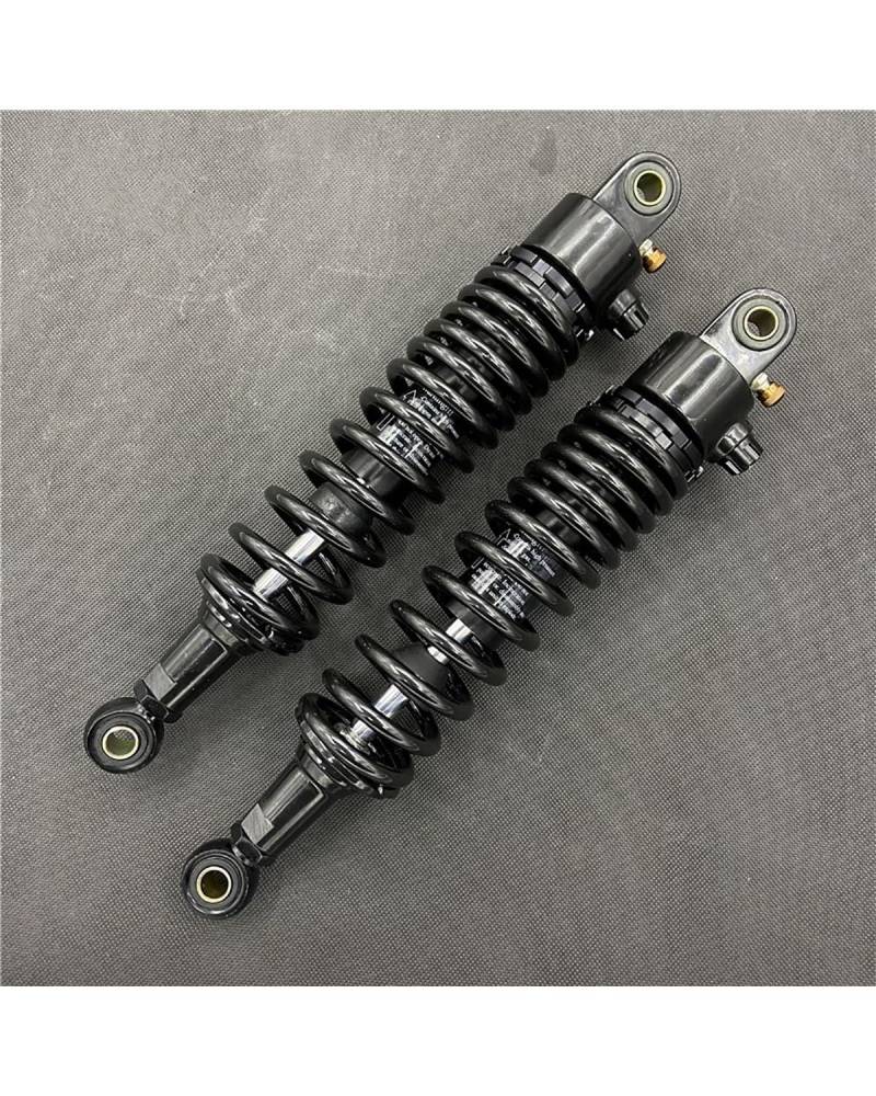 Federbein Für Leichte Motorräder, Bigfoot Climber, Modifiziert, Um Die Sitzhöhe Zu Erhöhen, Hinterer Stoßdämpfer, Retro-Motorrad-Stoßdämpfer Hinten Stoßdämpfer Dämpfer(Black,360mm) von MNNZHG