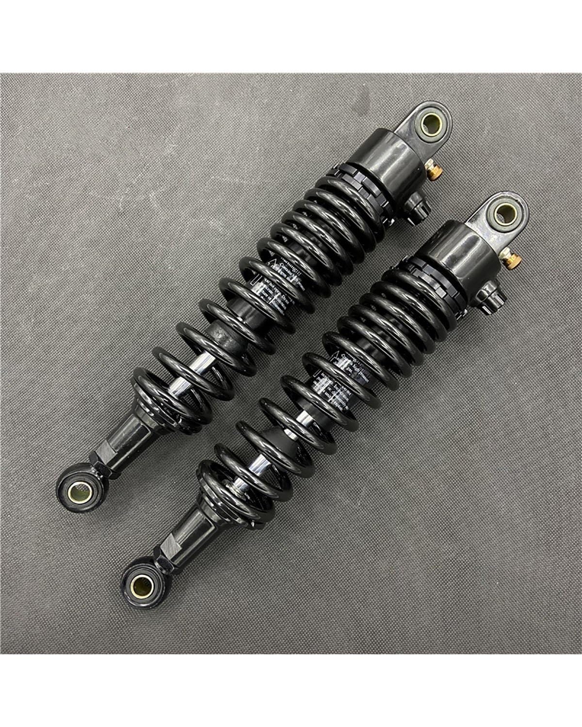 Federbein Für Leichte Motorräder, Bigfoot Climber, Modifiziert, Um Die Sitzhöhe Zu Erhöhen, Hinterer Stoßdämpfer, Retro-Motorrad-Stoßdämpfer Hinten Stoßdämpfer Dämpfer(Black,410mm) von MNNZHG