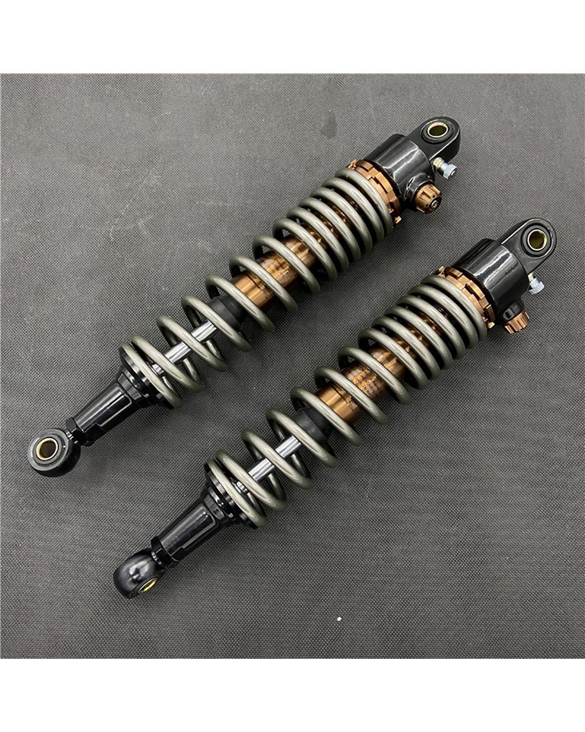 Federbein Für Leichte Motorräder, Bigfoot Climber, Modifiziert, Um Die Sitzhöhe Zu Erhöhen, Hinterer Stoßdämpfer, Retro-Motorrad-Stoßdämpfer Hinten Stoßdämpfer Dämpfer(Titanium,400mm) von MNNZHG