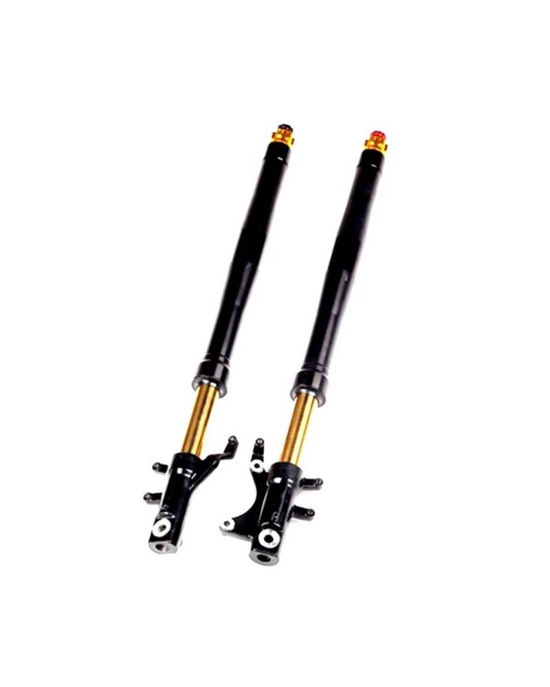Federbein Für Msx125 Für M3 Für M5 Electric Monkey Motorrad-Vorderradgabel Vorderradaufhängung 720 Mm Doppelt Verstellbarer Erweiterter Stoßdämpfer Stoßdämpfer Dämpfer(Black) von MNNZHG