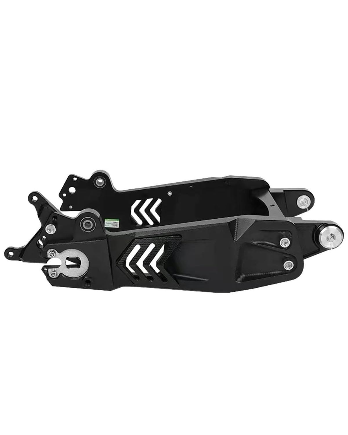 Federbein Für NIU N1S Ninebot E/N/M E-Motorrad Hinterradaufhängung Flachgabel Scheibenbremsen Set CNC Schwinge Stoßdämpfer Bremssattel/Scheibe Stoßdämpfer Dämpfer(Swing Arm Black) von MNNZHG
