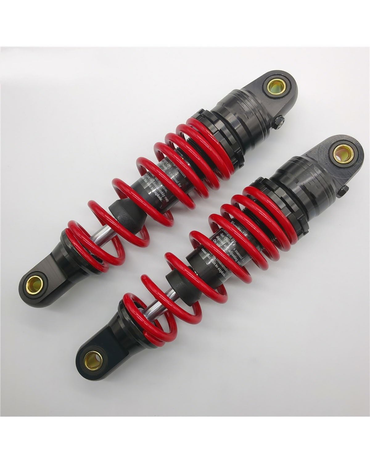 Federbein Für NIU UQI U+ MQIS + N1S U2 009 Elektrofahrrad 2 Stück 300 Mm 310 Mm 320 Mm Motorrad-Stoßdämpfer Hinterradaufhängung Stoßdämpfer Dämpfer(Red,320mm) von MNNZHG