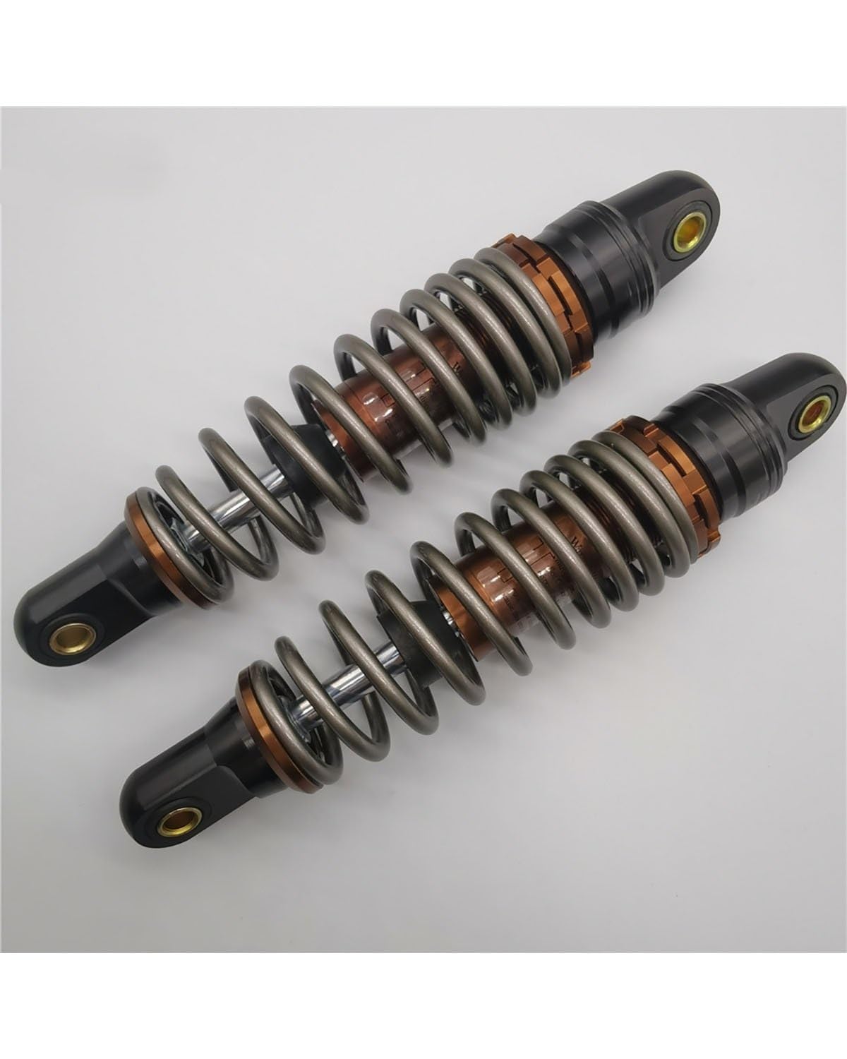 Federbein Für NIU UQI U+ MQIS + N1S U2 009 Elektrofahrrad 2 Stück 300 Mm 310 Mm 320 Mm Motorrad-Stoßdämpfer Hinterradaufhängung Stoßdämpfer Dämpfer(Titanium,320mm) von MNNZHG