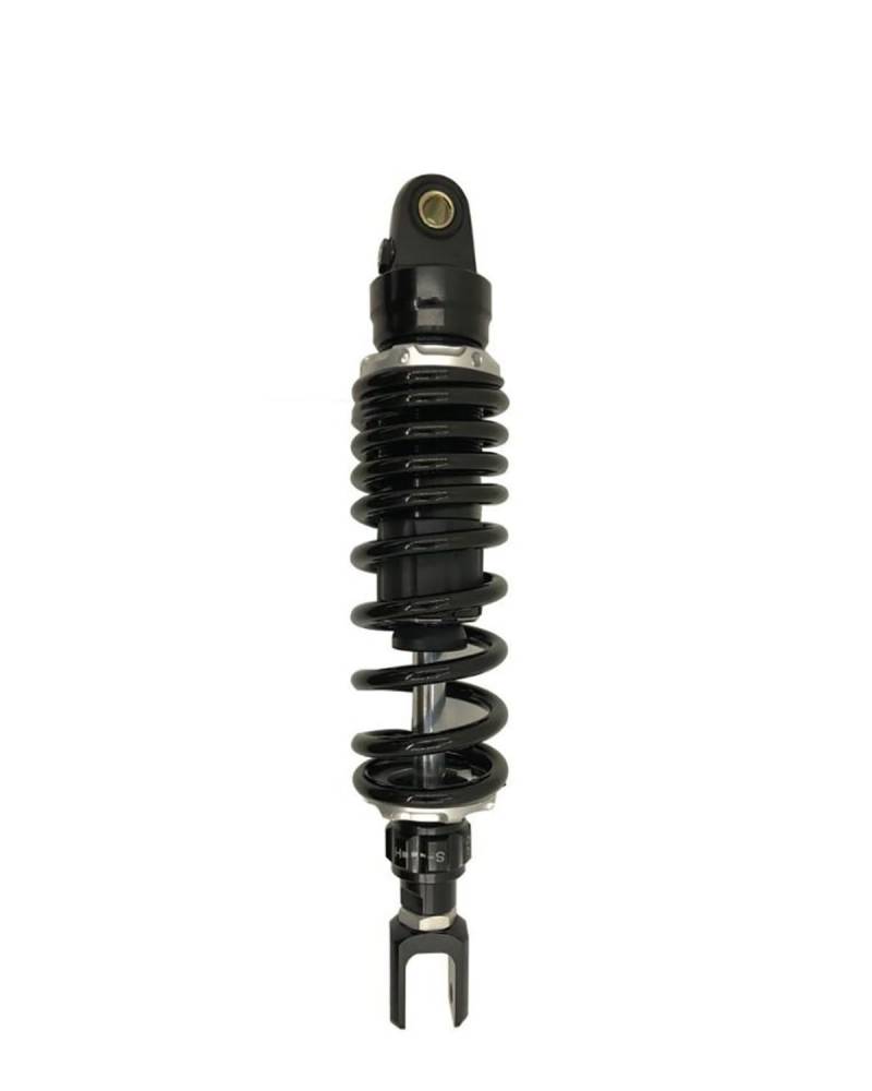 Federbein Für Suzuki Für Yamaha Force Jog RSZ NIU 1 Stücke 300mm Bis 360mm Motorrad Luft Hinten Stoßdämpfer Dämpfung Einstellbar Stoßdämpfer Dämpfer(300mm Black) von MNNZHG