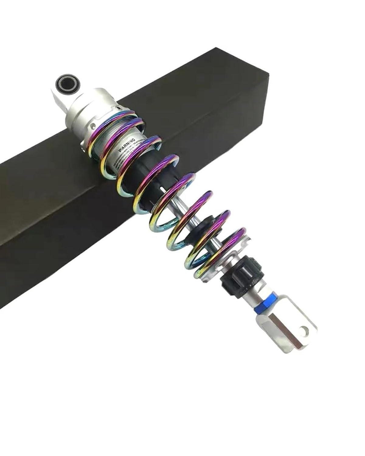 Federbein Für Suzuki Für Yamaha Force Jog RSZ NIU 1 Stücke 300mm Bis 360mm Motorrad Luft Hinten Stoßdämpfer Dämpfung Einstellbar Stoßdämpfer Dämpfer(360mm Multicolor) von MNNZHG