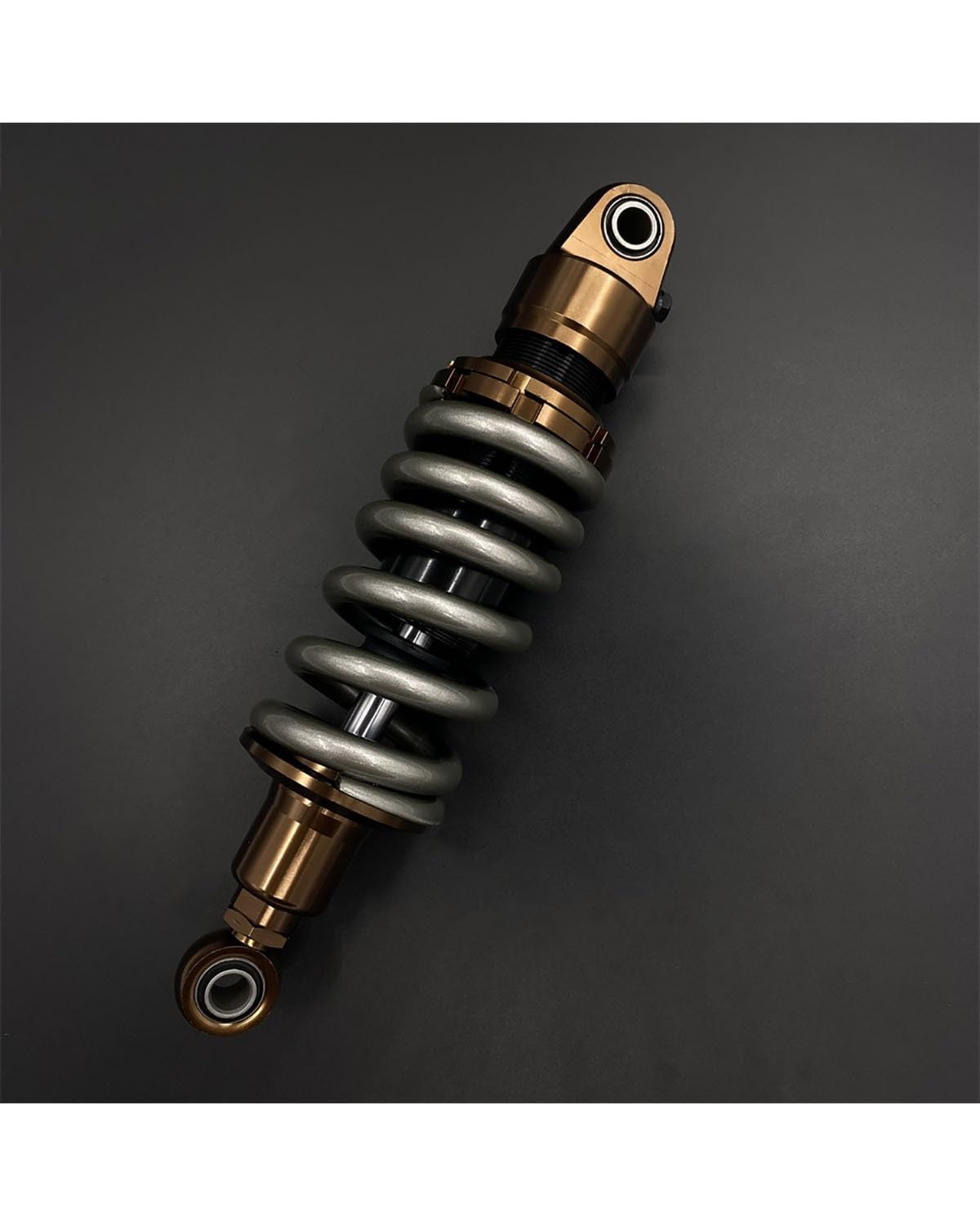 Federbein Für Suzuki GSX250R/GSX250 245/265/285/295/305/315/325/335mm Motorrad Stoßdämpfer Suspension Stoßdämpfer Dämpfer(Gray 245mm) von MNNZHG