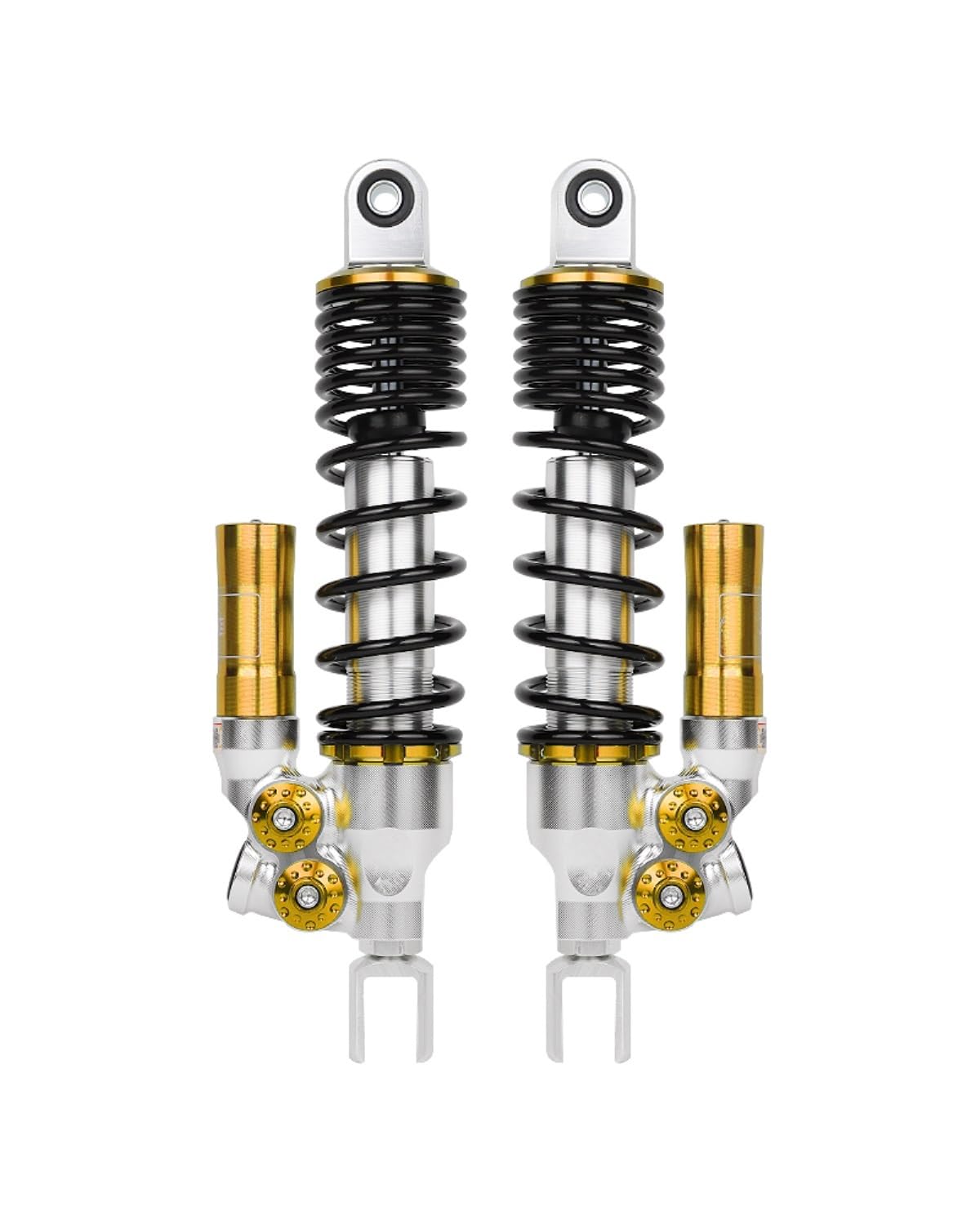 Federbein Für Yamaha BWS Nmax Für Xmax Aerox Gtr125 Pcx125150 NIU Wildfire Universal 310mm Motorrad Hinten Einstellen Dämpfung Stoßdämpfer Stoßdämpfer Dämpfer(320mm Fork Golden) von MNNZHG