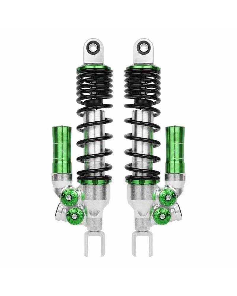 Federbein Für Yamaha BWS Nmax Für Xmax Aerox Gtr125 Pcx125150 NIU Wildfire Universal 310mm Motorrad Hinten Einstellen Dämpfung Stoßdämpfer Stoßdämpfer Dämpfer(320mm Fork Green) von MNNZHG