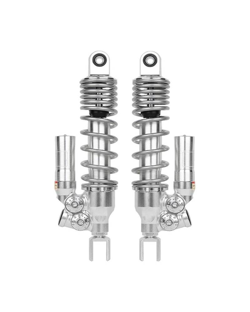 Federbein Für Yamaha BWS Nmax Für Xmax Aerox Gtr125 Pcx125150 NIU Wildfire Universal 310mm Motorrad Hinten Einstellen Dämpfung Stoßdämpfer Stoßdämpfer Dämpfer(320mm Fork Silver) von MNNZHG