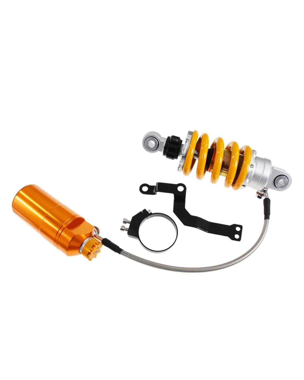 Federbein Für Yamaha Für Suzuki 205mm 235mm Motorrad Hinten Dämpfung Einstellung Eingebaute Hydraulische Airbag Stoßdämpfer Stoßdämpfer Dämpfer(205mm Yellow) von MNNZHG