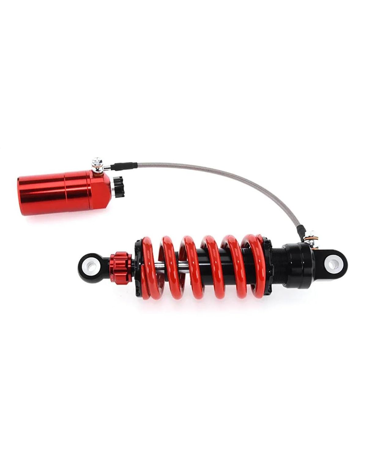 Federbein Für Yamaha Für Suzuki 205mm 235mm Motorrad Hinten Dämpfung Einstellung Eingebaute Hydraulische Airbag Stoßdämpfer Stoßdämpfer Dämpfer(235mm Red) von MNNZHG