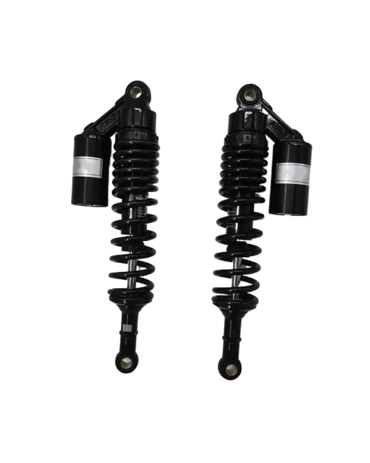 Federbein Für Yamaha Für Suzuki Chrom Schwarz Goldene Universal 320mm /330mm/340mm/350mm/360mm Motorrad Stoßdämpfer Stoßdämpfer Dämpfer(360mm Black) von MNNZHG