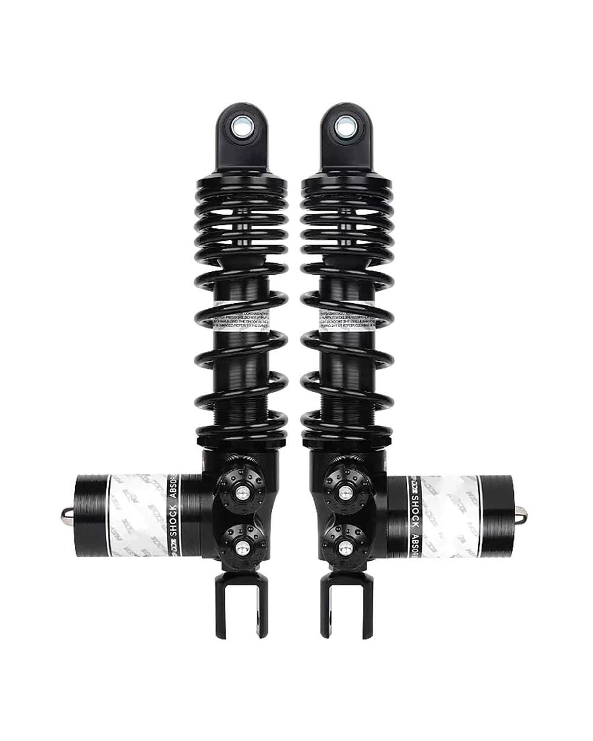 Federbein Für Yamaha Für Xmax NMAX Aerox RSZ NIU Ninebot Scooter Dirt Bike ATV Quad 290/320mm Motorrad Invert Hinten Stoßdämpfer Suspension Stoßdämpfer Dämpfer(290MM Black) von MNNZHG