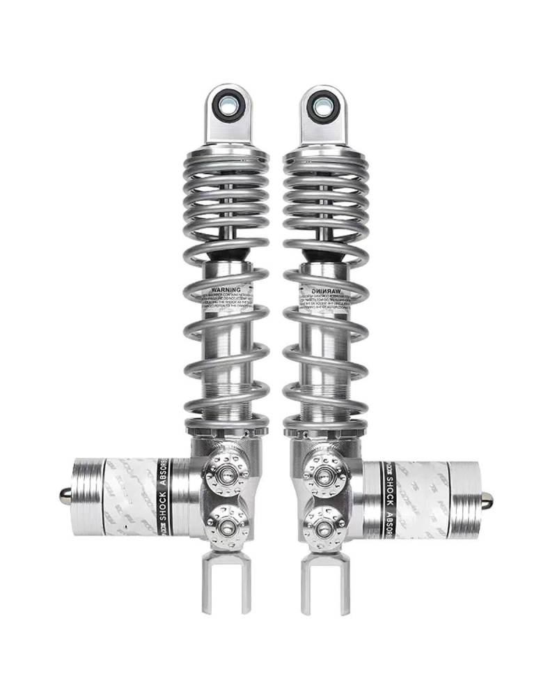 Federbein Für Yamaha Für Xmax NMAX Aerox RSZ NIU Ninebot Scooter Dirt Bike ATV Quad 290/320mm Motorrad Invert Hinten Stoßdämpfer Suspension Stoßdämpfer Dämpfer(290MM Silver) von MNNZHG