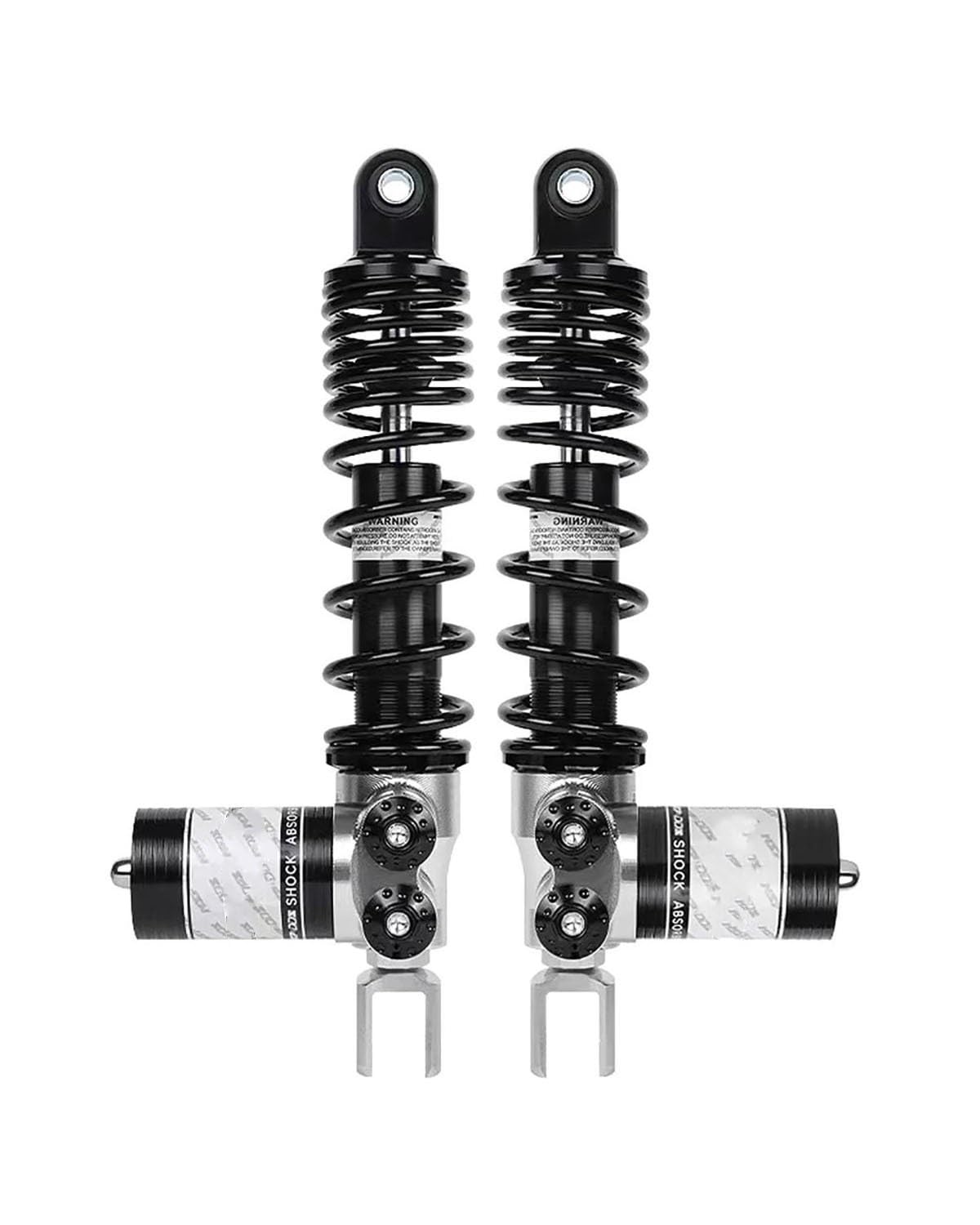 Federbein Für Yamaha Für Xmax NMAX Aerox RSZ NIU Ninebot Scooter Dirt Bike ATV Quad 290/320mm Motorrad Invert Hinten Stoßdämpfer Suspension Stoßdämpfer Dämpfer(290MM Silver Black) von MNNZHG