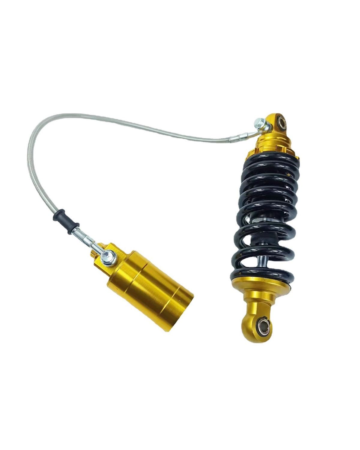 Federbein M5 Kleines Monster M3 Puppe Kleiner AFFE Z6 Modifizierter Hydraulischer Mittelstoßdämpfer Hinten Elektrischer Motorrad-Mittelstoßdämpfer Stoßdämpfer Dämpfer(250mm goldes) von MNNZHG