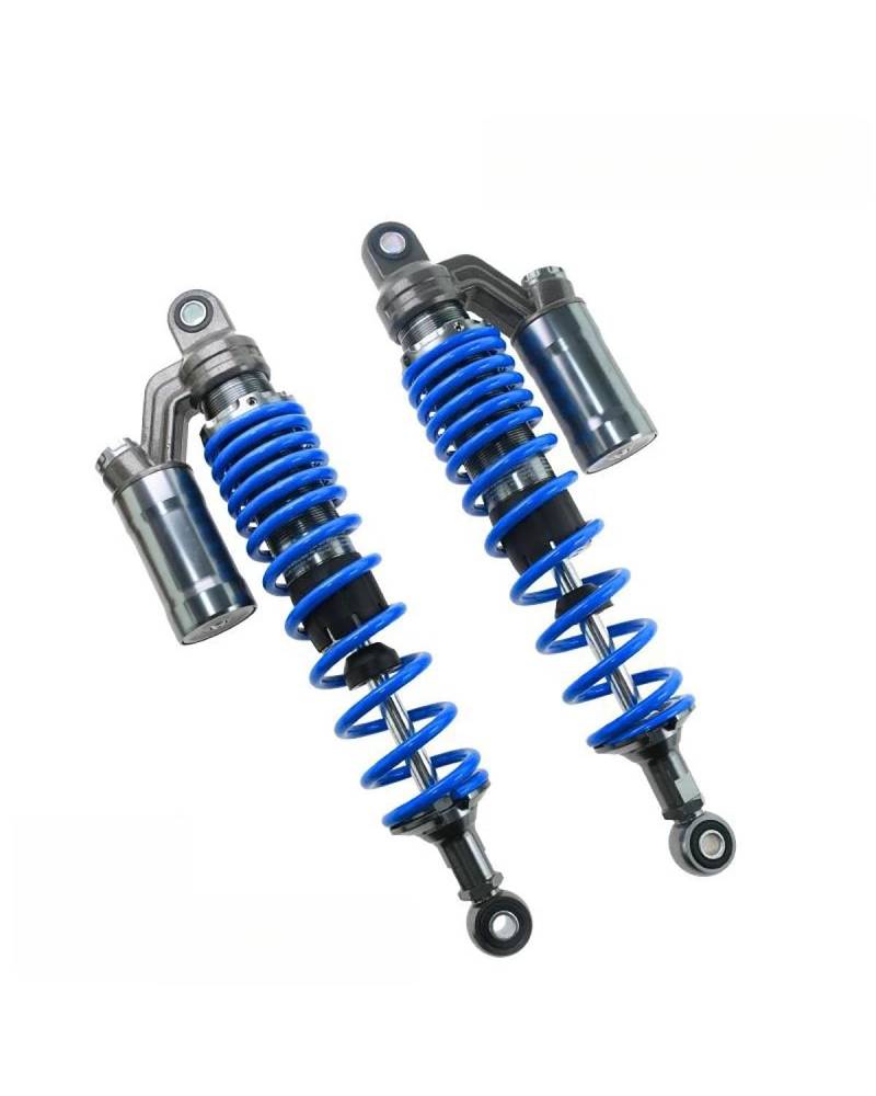 Federbein Universal 360MM Motorrad Stoßdämpfer Suspension Dämpfer Frühling Geändert Moto Zubehör Stoßdämpfer Dämpfer(Blue Titanium) von MNNZHG