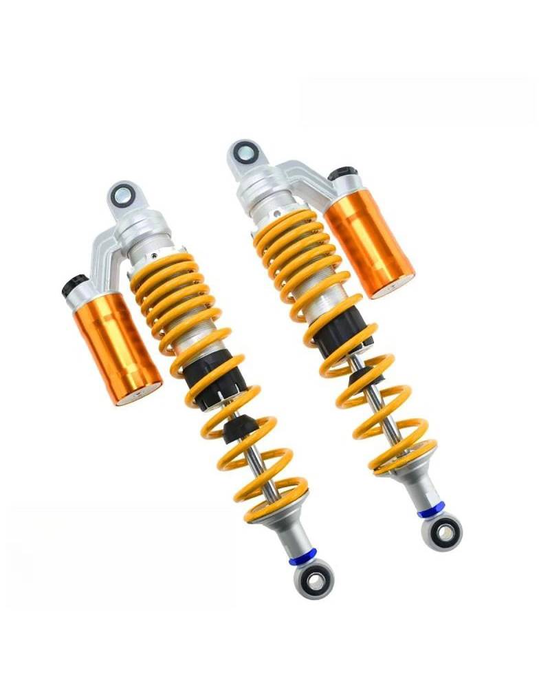 Federbein Universal 360MM Motorrad Stoßdämpfer Suspension Dämpfer Frühling Geändert Moto Zubehör Stoßdämpfer Dämpfer(Golden Silver) von MNNZHG