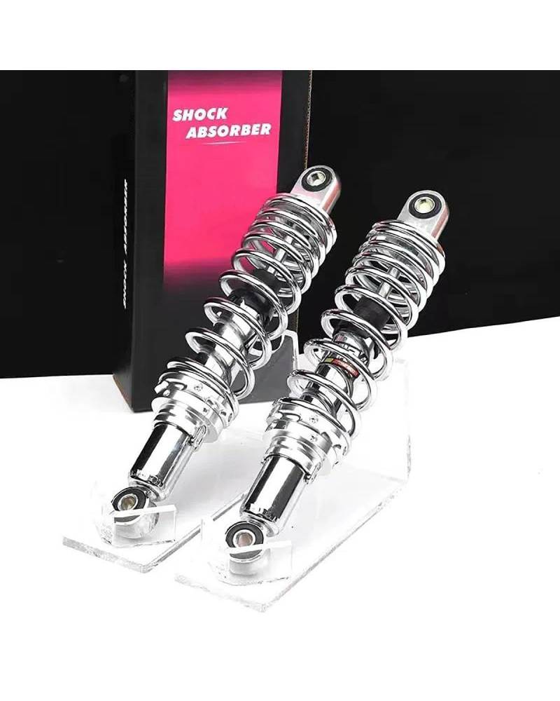 Federbein Universal Für Motorrad 270MM/300MM Einstellbare Druck Hinten Stoßdämpfer Hinten Frühling Stoßdämpfer Stoßdämpfer Dämpfer(Silver,300MM) von MNNZHG