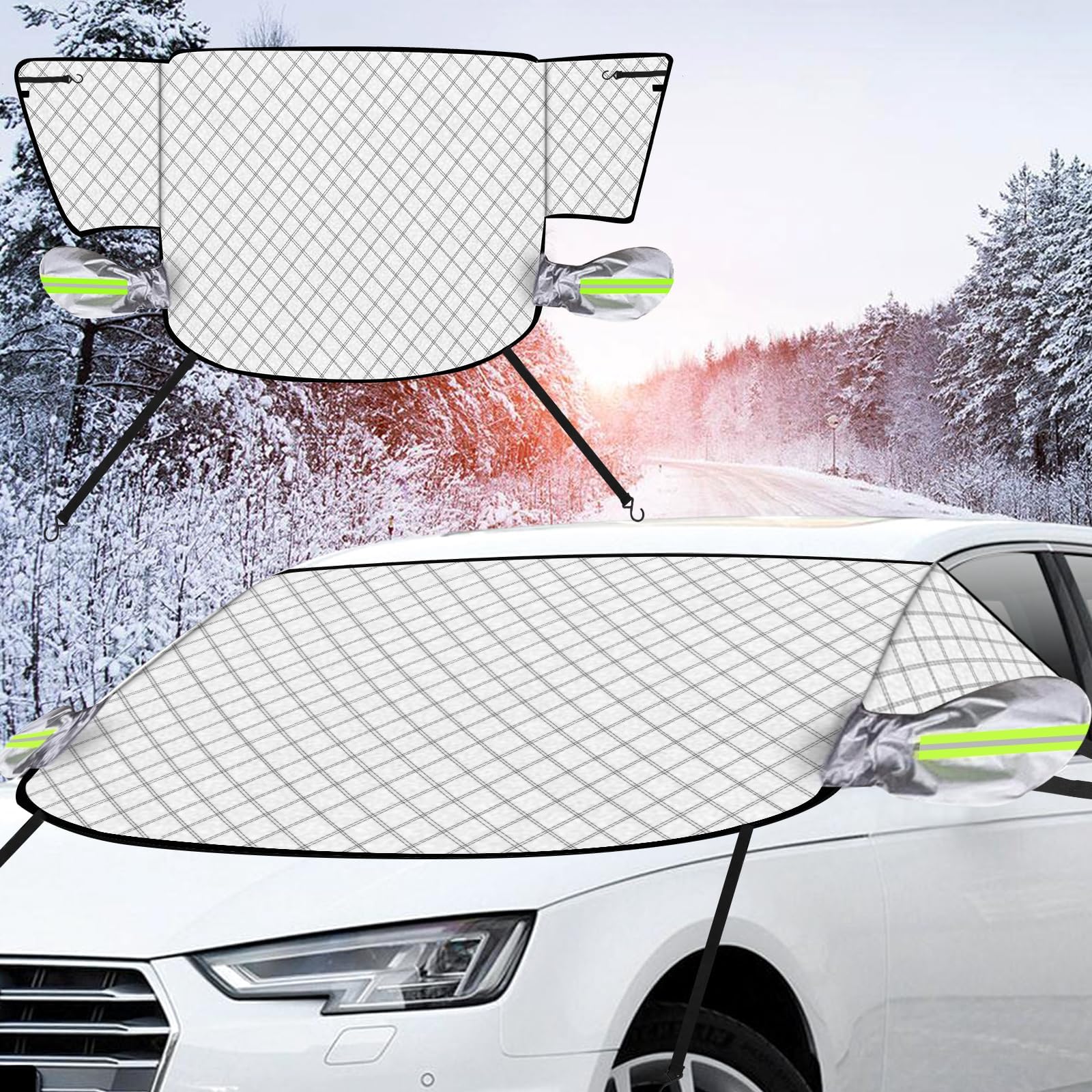 MOAZIFI Sonnenschutz Auto Frontscheibe, Auto Sonnenschutz, Hitzeschutz Auto, Windschutzscheibe Sonnenschutz, Frontscheibenabdeckung, Sonnenschutz Windschutzscheibe MOAZIFI Sonnenschutz Auto Frontscheibe, Auto Sonnenschutz, Hitzeschutz Auto, Windschutzscheibe Sonnenschutz, Frontscheibenabdeckung, Sonnenschutz Windschutzscheibe von MOAZIFI