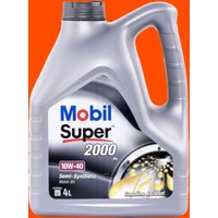 MOBIL Motoröl 10W-40, Inhalt: 4l, Teilsynthetiköl 150865 von MOBIL