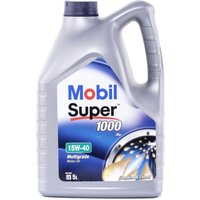 MOBIL Motoröl 15W-40, Inhalt: 5l, Mineralöl 150867 von MOBIL