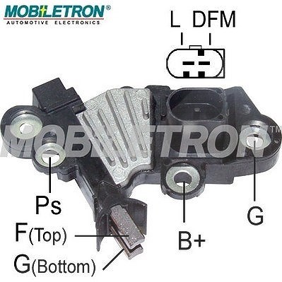 Mobiletron Generatorregler [Hersteller-Nr. VR-B026] für Citroën, Fiat, Ford, Peugeot von MOBILETRON