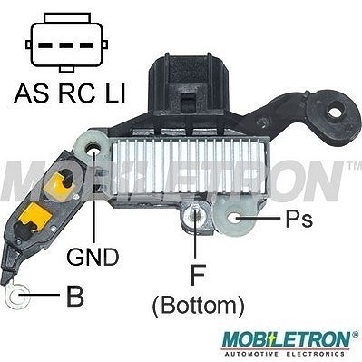 Mobiletron Generatorregler [Hersteller-Nr. VR-VN001] für Ford, Jaguar von MOBILETRON