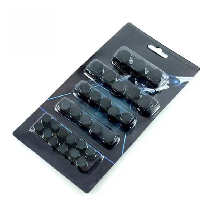 MOCALUX Bolzen Kappe Abdeckung Dekoration Für HON&DA CRF450X CRF230F SL230 CRF450R CRF250X Motorrad-Schraubenabdeckung Dekorative Teile(Schwarz) von MOCALUX