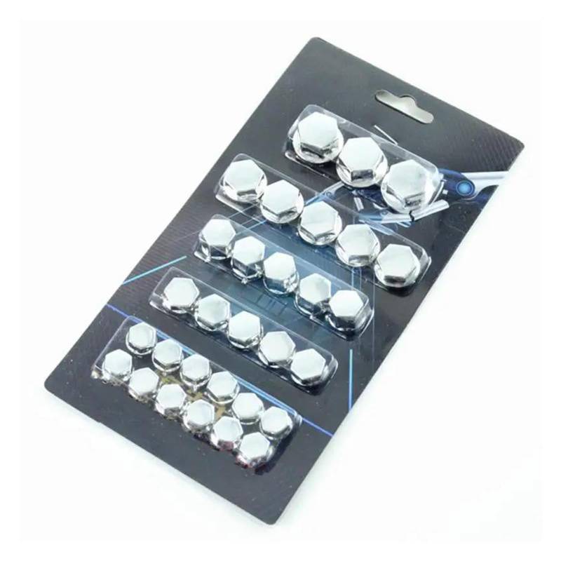 MOCALUX Bolzen Kappe Abdeckung Dekoration Für Suzuki GSX1250 GSX1250F GSX1250SA GSX1250 ABS Motorrad-Schrauben-Dekorationskappen-Set(Silber) von MOCALUX