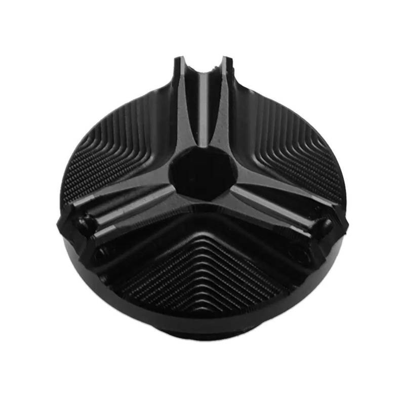 MOCALUX FÜR Suzuki GSX-R1000 2003-2020 Motorrad-Motorölfilterdeckel Ölstopfendeckel(Schwarz) von MOCALUX