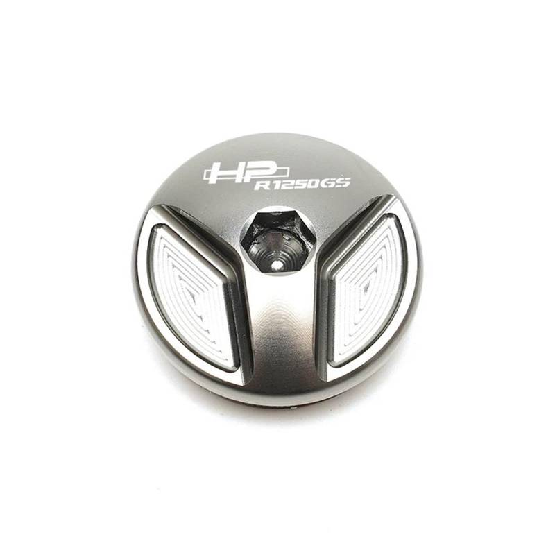 MOCALUX Für BM&W R1250GS HP Adventure R 1250 GS ADV GSA 2018-2021 Motorrad Motoröl Filter Kappe Ablauf Stecker sumpf Mutter Abdeckung(Gris) von MOCALUX