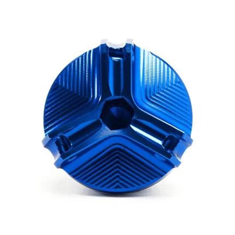 MOCALUX Für GSXR GSX-R 600 750 1000 1000 R/X gsx-r1000 2003-2023 Motorrad Motoröl Filter Tasse Stecker Abdeckung Schraube(Blau) von MOCALUX