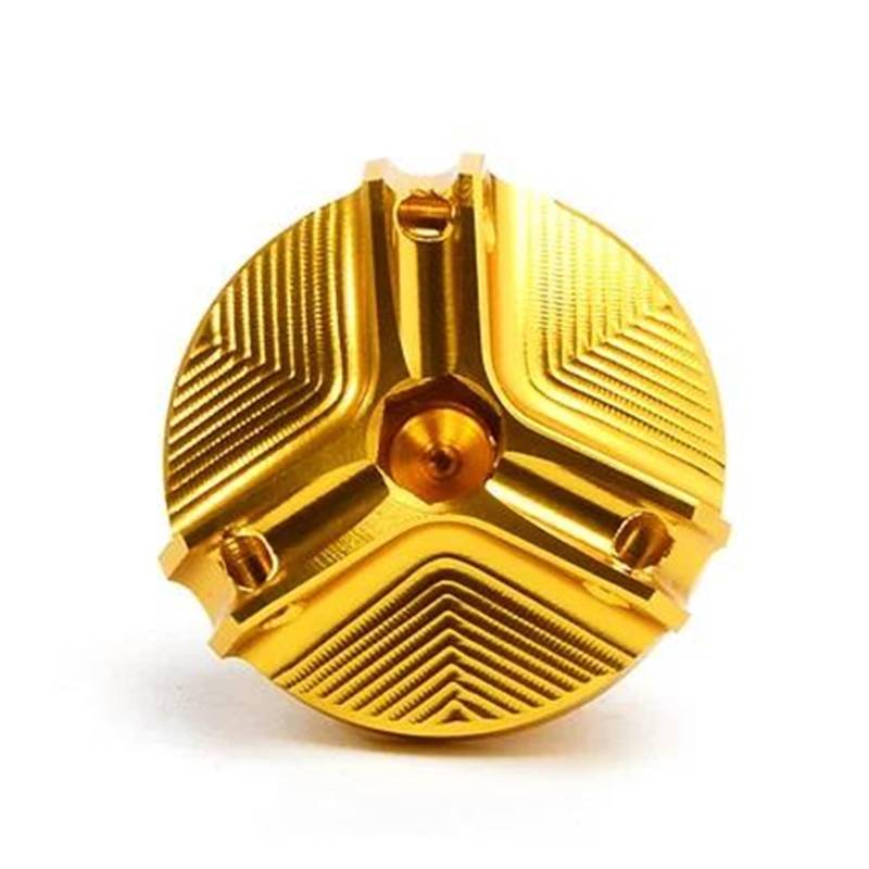 MOCALUX Für GSXR GSX-R 600 750 1000 1000 R/X gsx-r1000 2003-2023 Motorrad Motoröl Filter Tasse Stecker Abdeckung Schraube(Gold) von MOCALUX