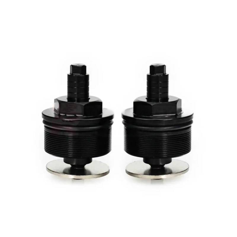 MOCALUX Für HON&DA CB750 1992-2008 CBF500 2004-2007 Motorrad Stoßdämpfer Vorne Schraube Gabel Abdeckung Vorspannung Einstellbare Gabel Bolzen(Schwarz) von MOCALUX