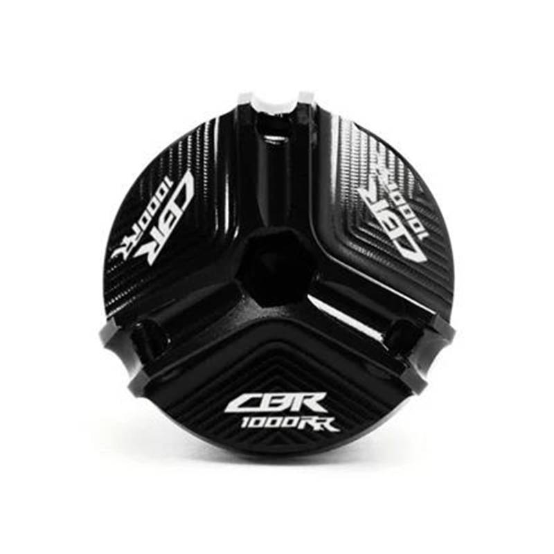 MOCALUX Für HON&DA CBR1000RR 2004-2017 Motorrad-Motoröl-Einfülldeckel(Schwarz) von MOCALUX