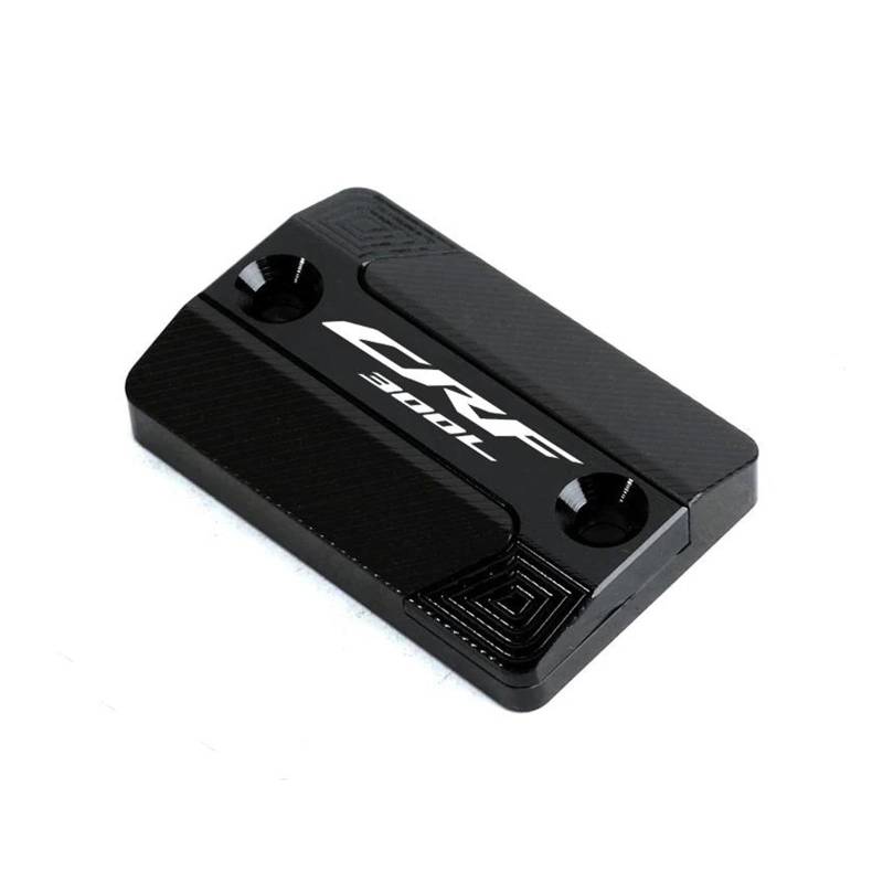 MOCALUX Für HON&DA CRF300L CRF 300 L CRF 300L 2021 2022 Motorrad Vorderradbremsflüssigkeitsbehälter Abdeckung & Motoröl Einfülldeckel(Schwarz,Front Cap) von MOCALUX