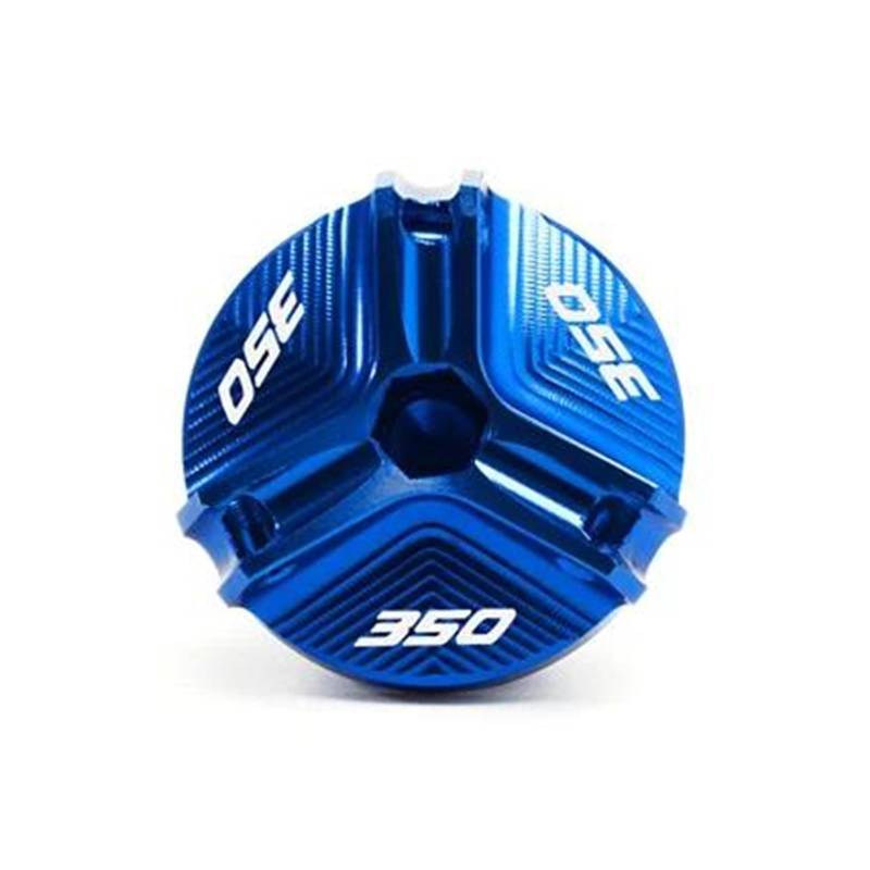 MOCALUX Für HON&DA Forza 350 FORZA350 NSS350 2018-2022 Motorrad Motor Einfülltank Öldeckel Schrauben(Blau) von MOCALUX