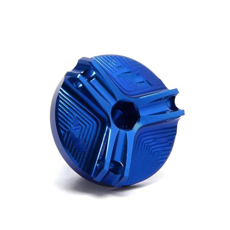 MOCALUX Für HON&DA MSX125 Grom 2013-2022 Motorrad CEngine Öl Füllstoff Kappe Stecker Vorderen Brems Flüssigkeit Reservir Abdeckung(Blau,Engine Oil Cap) von MOCALUX