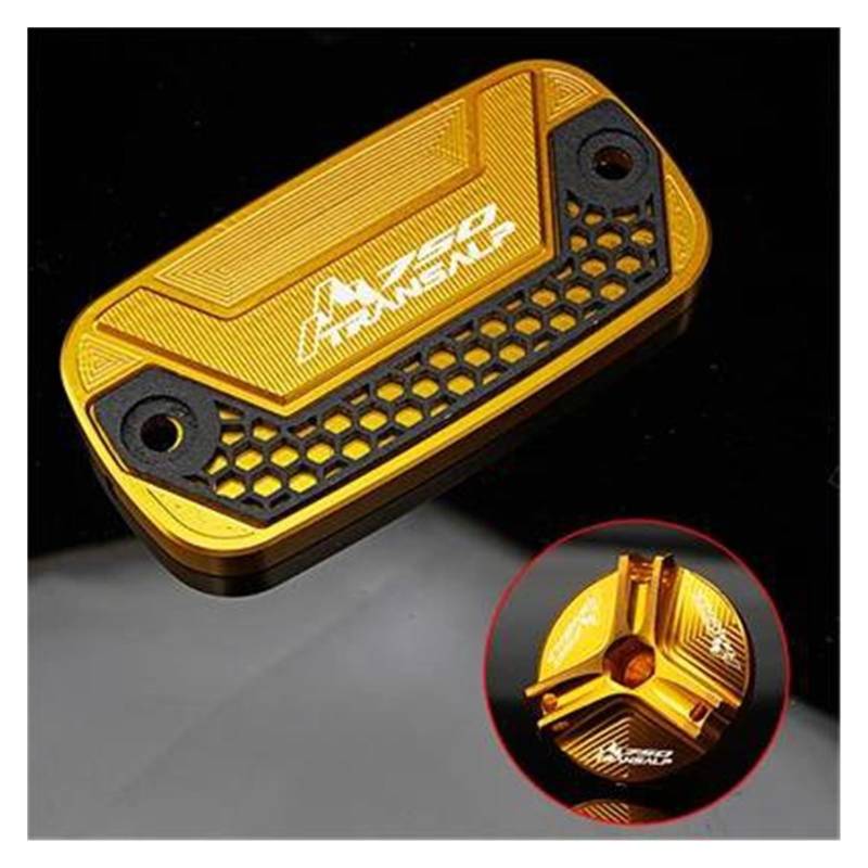 MOCALUX Für HON&DA TRANSALP XL750 TRANSALP 750 TRANSALP750 Motorrad Vorderradbremsflüssigkeitsbehälter Abdeckung Motoröl Einfülldeckel(Gold,B) von MOCALUX